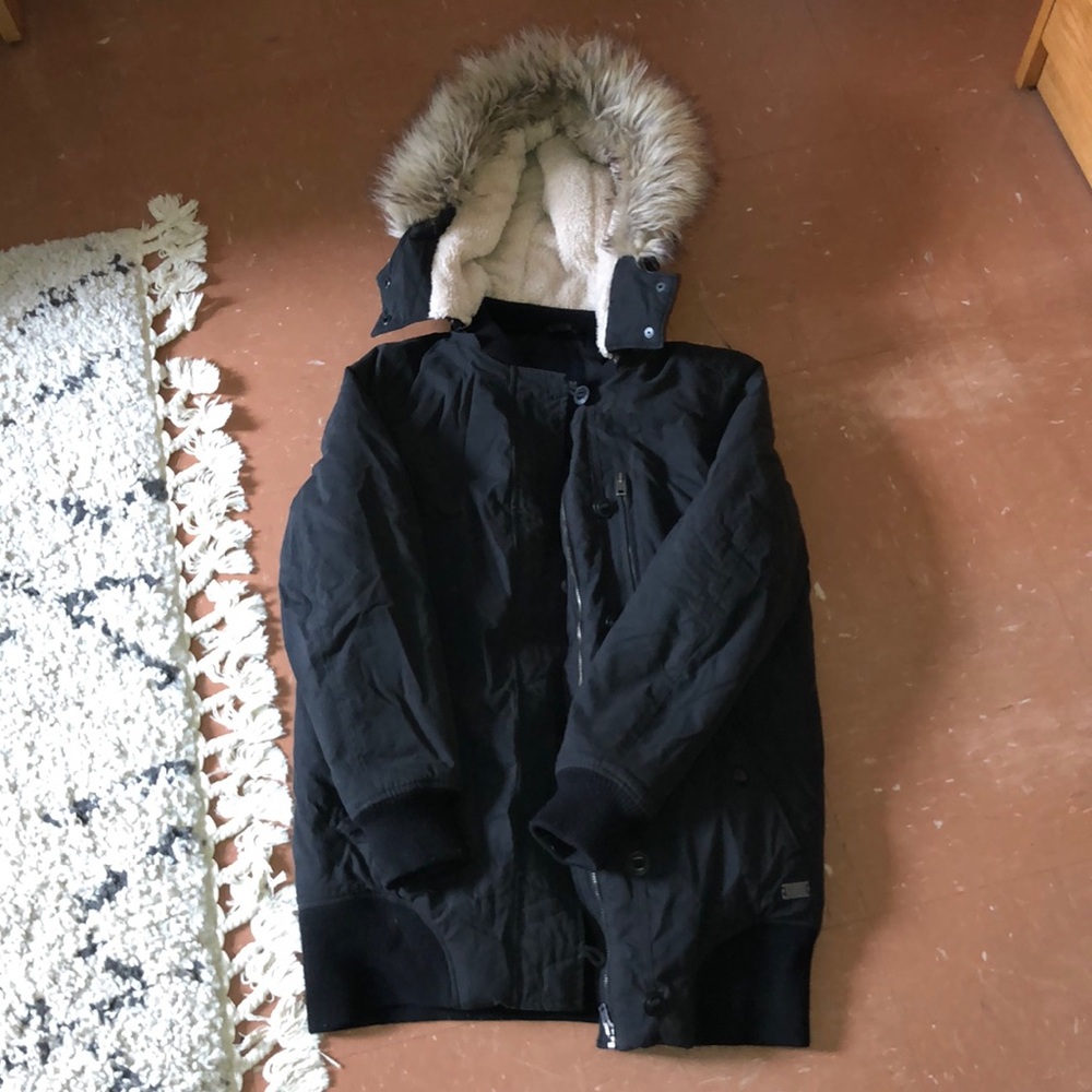 Women’s navy parka